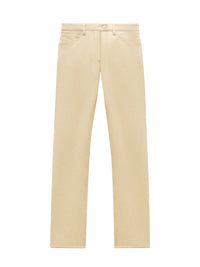 5-pocket vinyl trousers - Sand