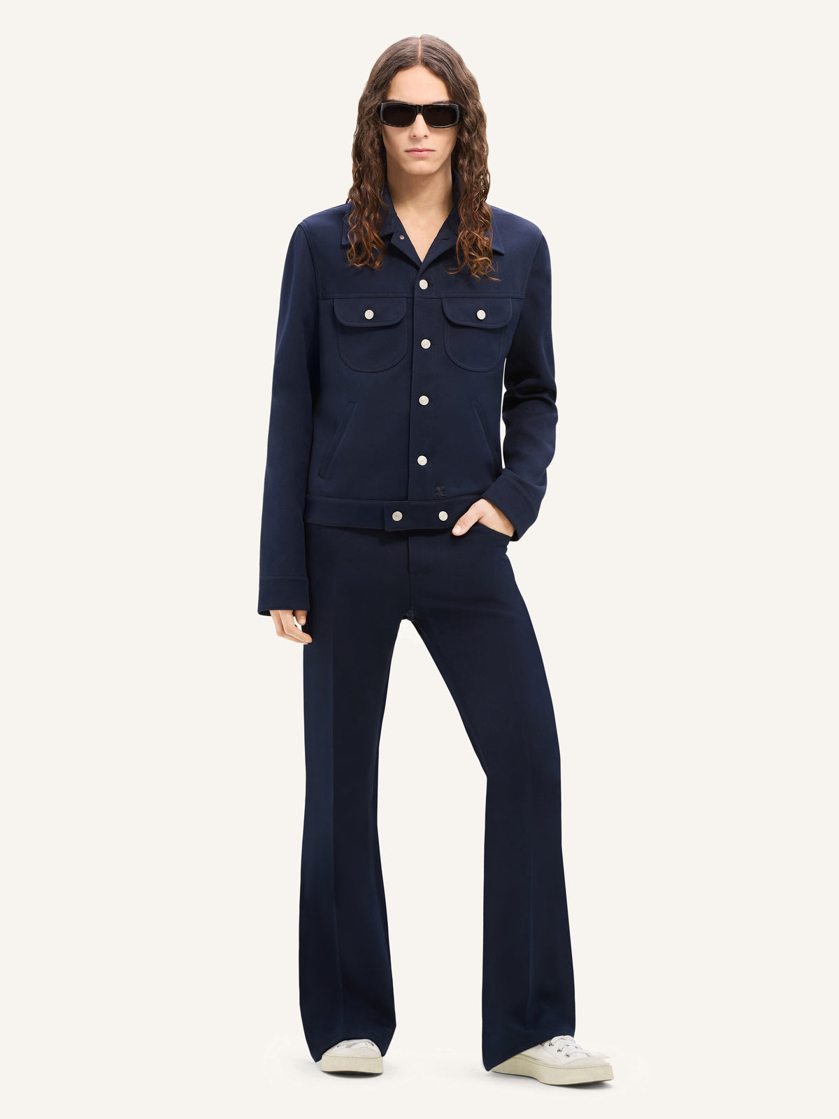 PRIX MARQUE : 120 / PANTALON BOOTCUT TWILL RETRO UNI-30