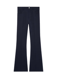 Pantalon bootcut en sergé - Navy