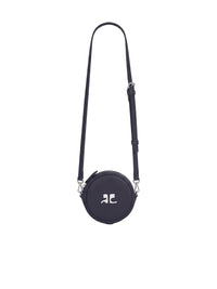 Round Leather Réédition Bag - Navy