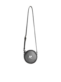 Circle leather bag - Black