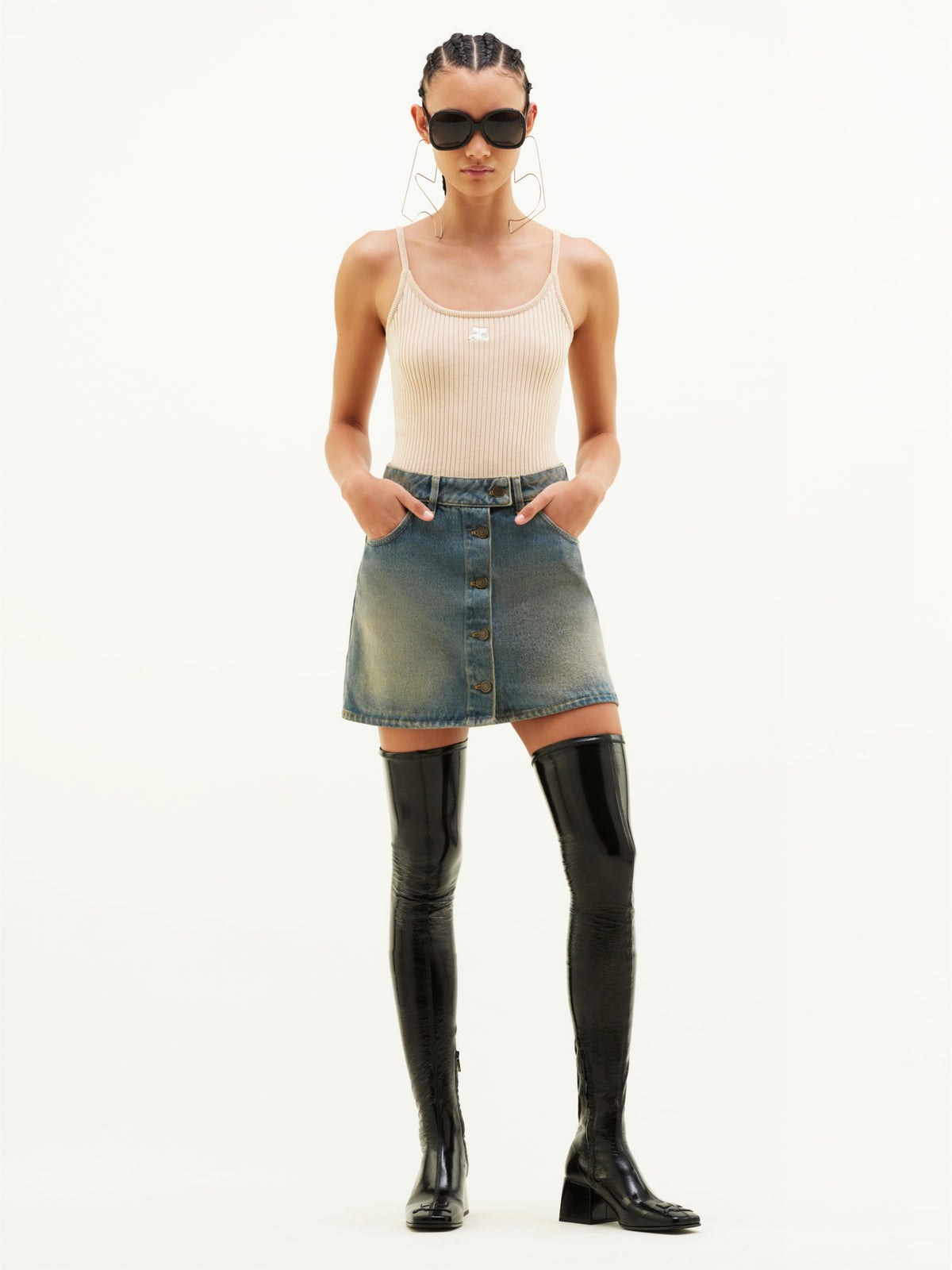PRIX MARQUE : 80 / DEBARDEUR DECOLLETE ROND MAILLE-2
