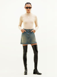 PRIX MARQUE : 140 / PULL COL MONTANT MAILLE-2
