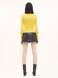 PULL COL MONTANT MAILLE-0