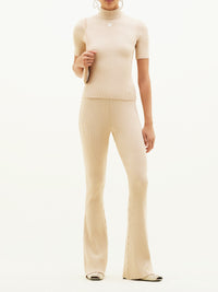 Pull manches courtes maille - Sand