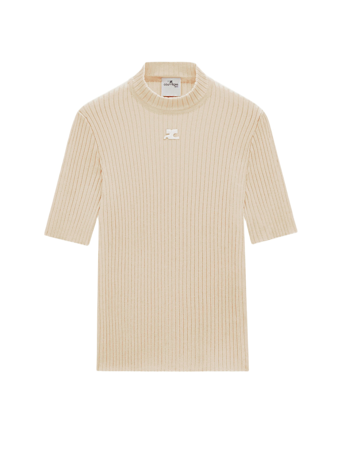 Pull manches courtes maille - Sand