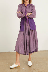Jupe Post coupe midi - Purple