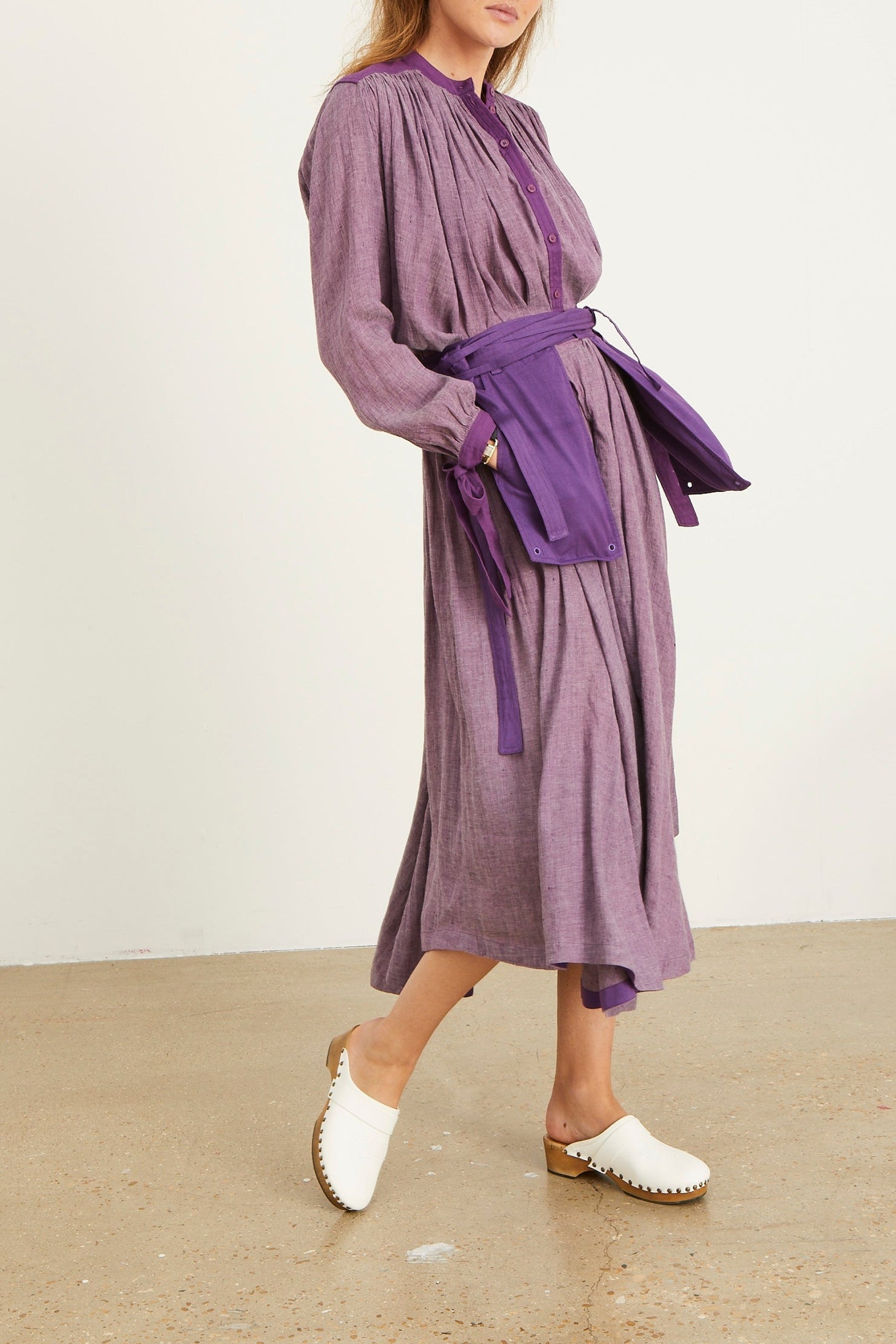 Jupe Post coupe midi - Purple