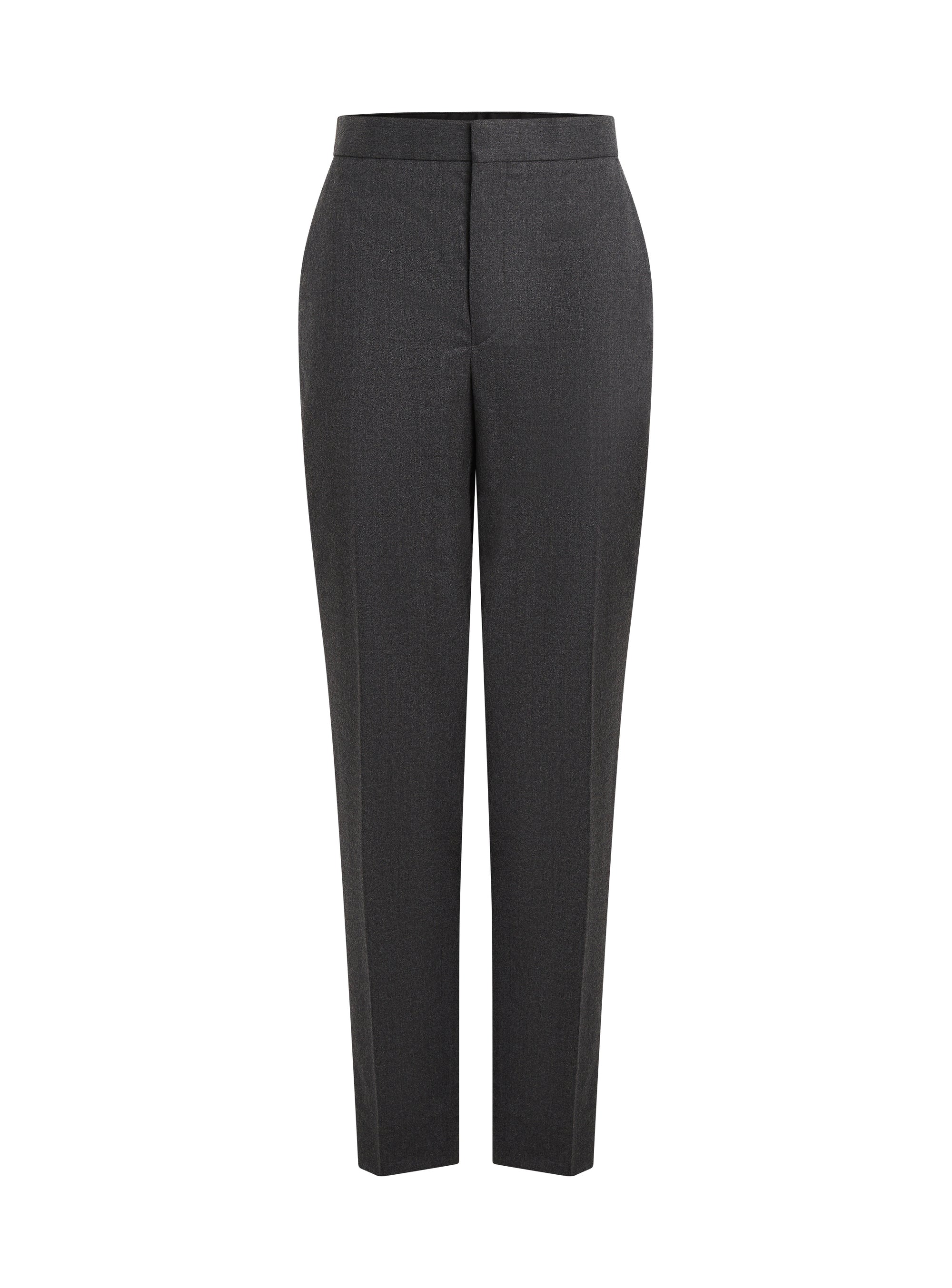 Pantalon droit en laine - Charcoal
