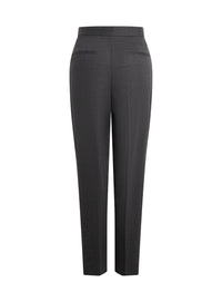 Pantalon droit en laine - Charcoal