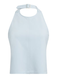 Top dos nu en laine - Ice Blue