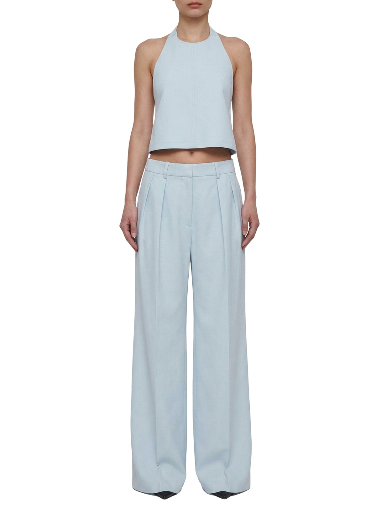 Low Rise Trouser - Ice Blue