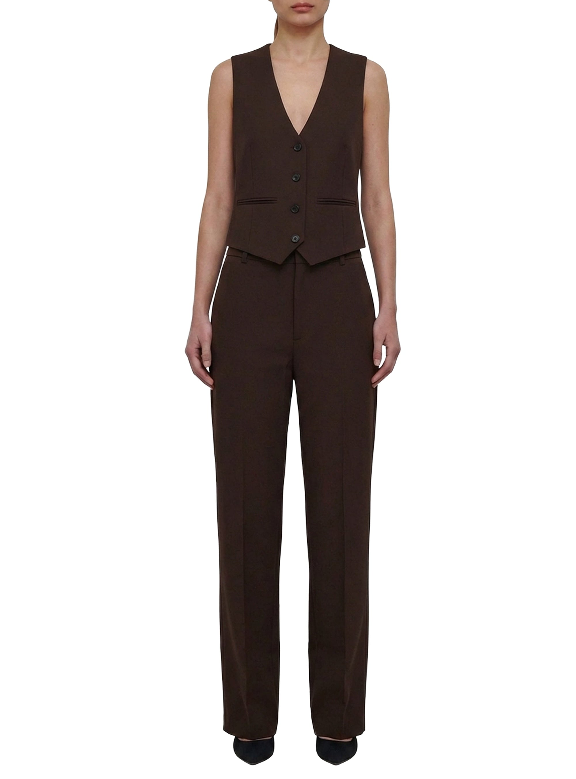 Waistcoat - Dark Brown