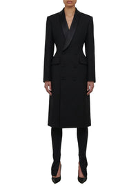 Tuxedo Blazer Dress - Black