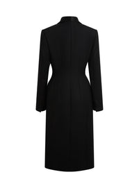 Tuxedo Blazer Dress - Black