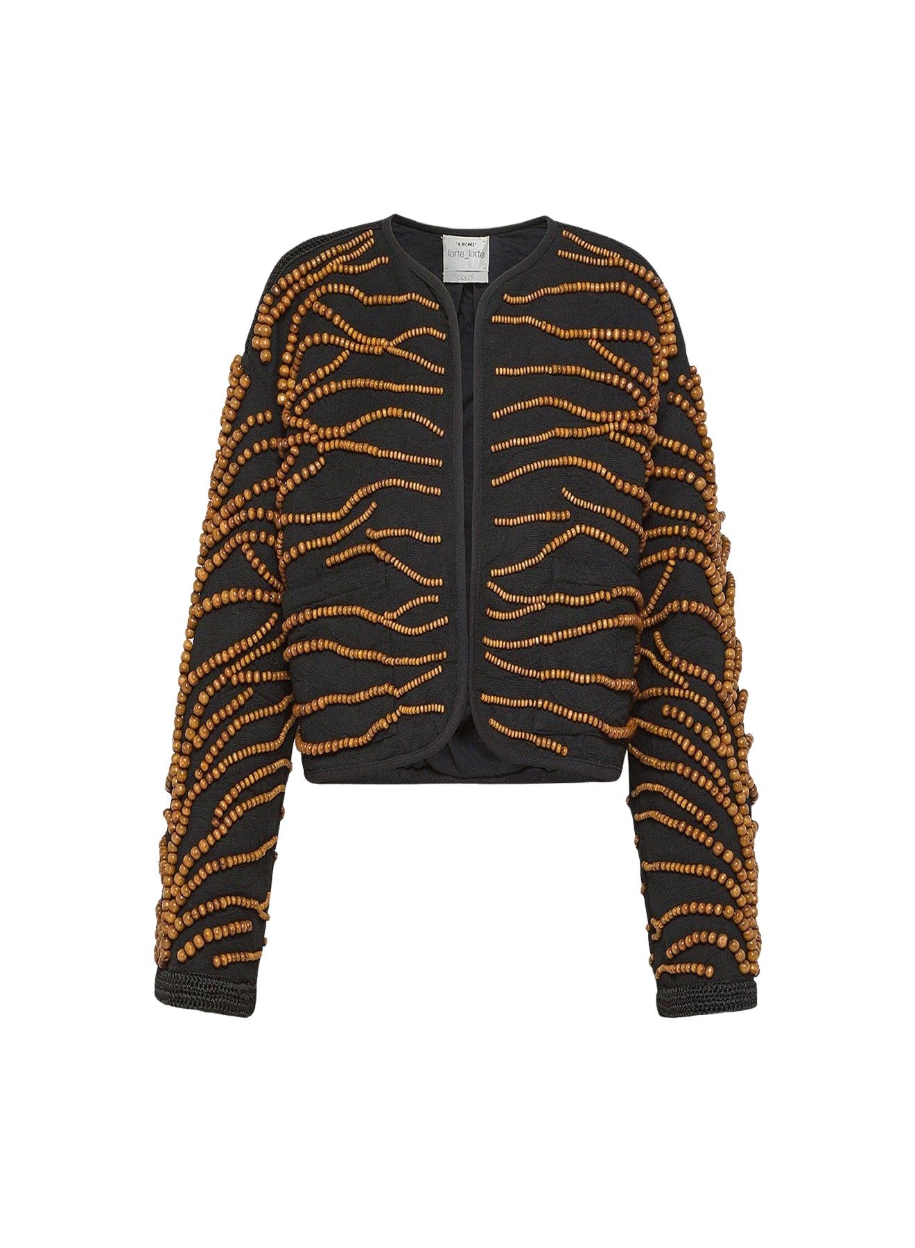 Veste brodée "Emotions" - Nero