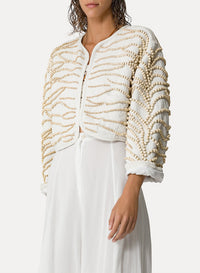 "Emotions" embroidered jacket - Puro