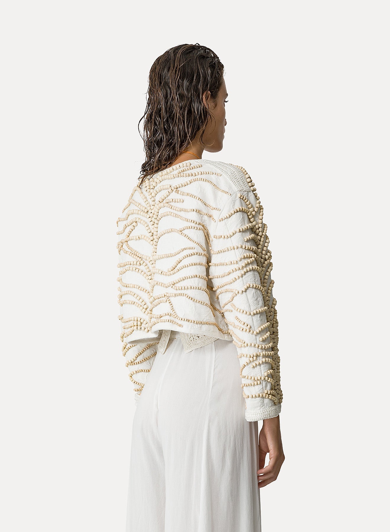 "Emotions" embroidered jacket - Puro