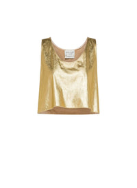 Sleeveless top - Oro