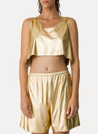 Sleeveless top - Oro