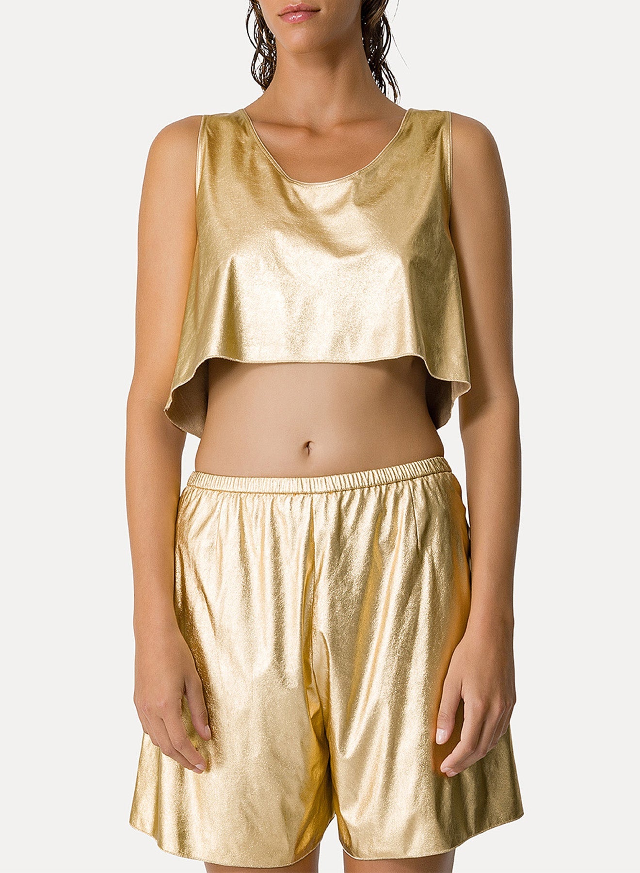 Sleeveless top - Oro