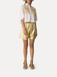 Sleeveless top - Oro