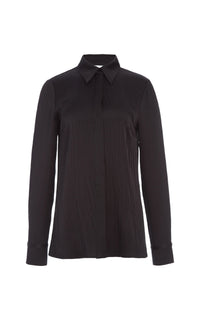 Black & Ivory / Chemise Cruz en laine - Black & Ivory