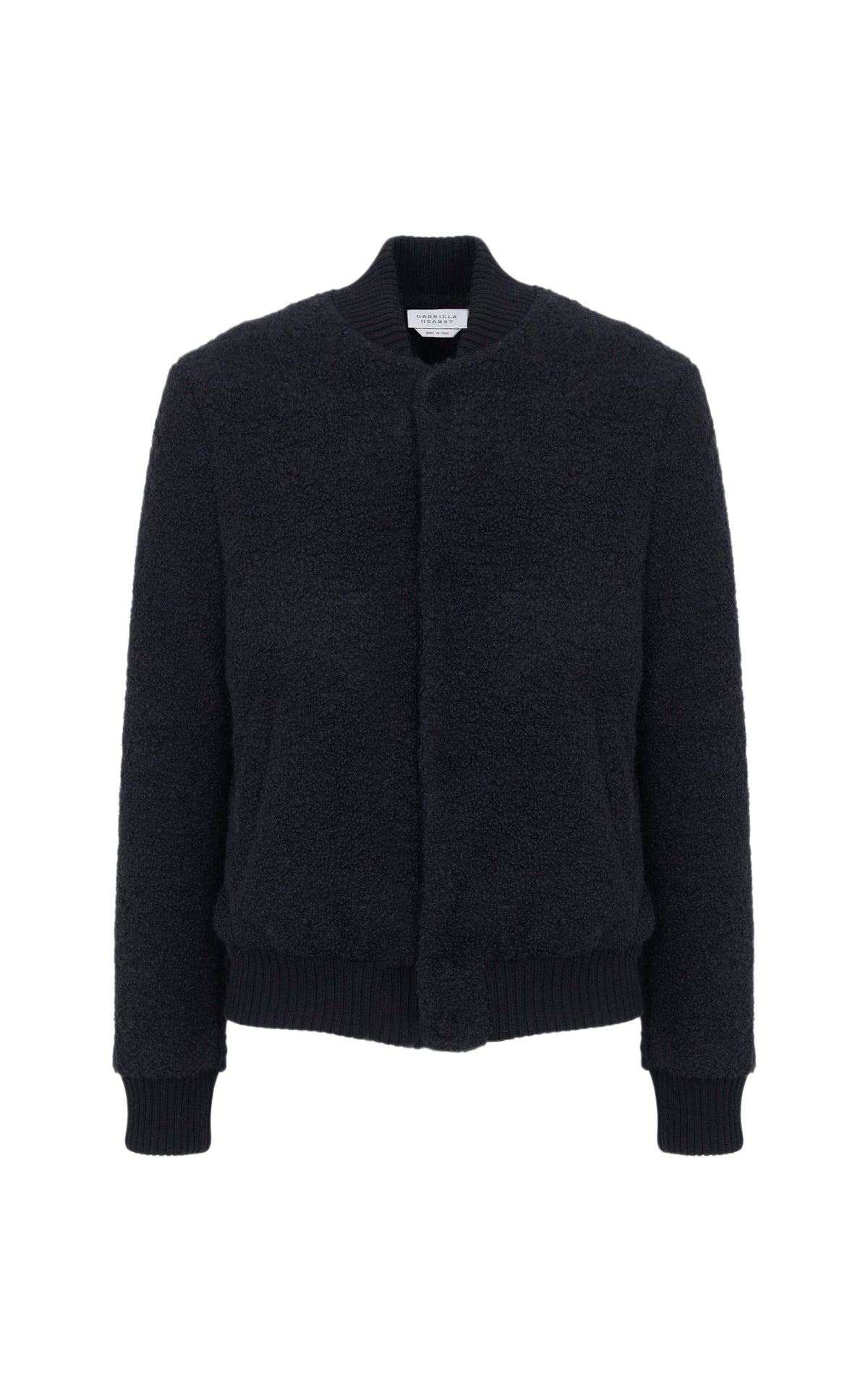 Black / Bomber Brandon en cachemire et laine - Black