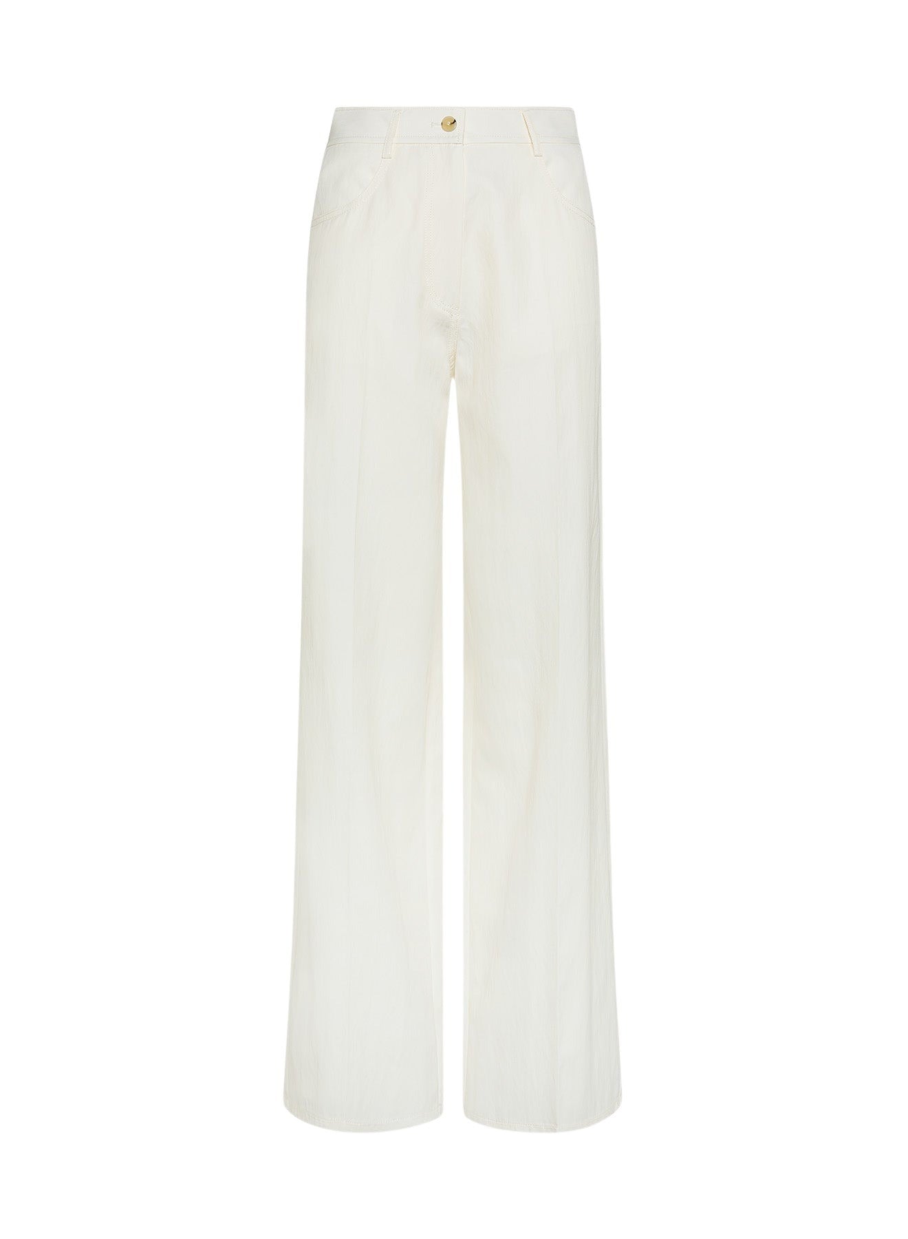 Pantalon 5 poches - Avorio