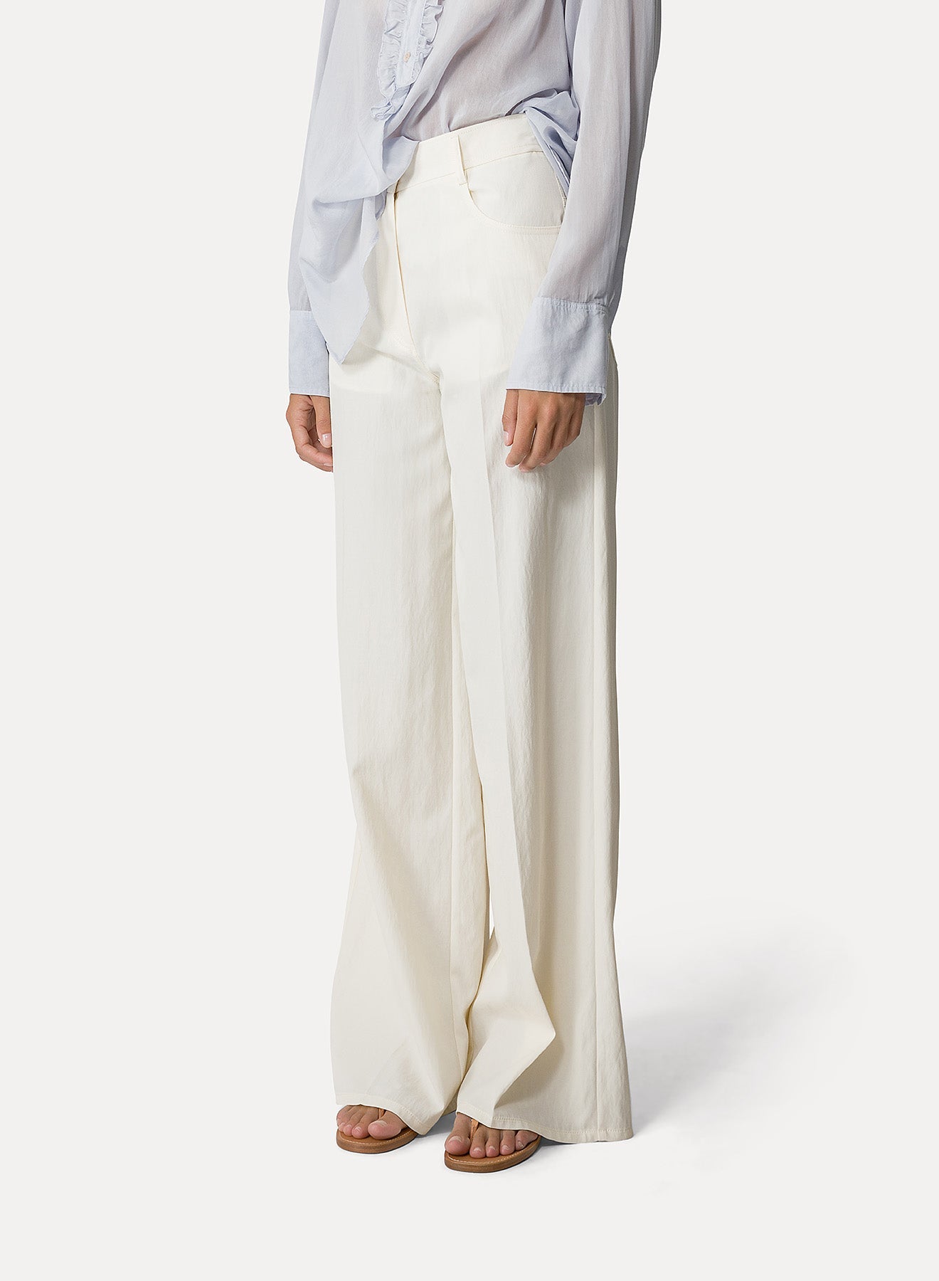 Pantalon 5 poches - Avorio