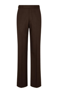 Pantalon Vista en laine - Chocolate