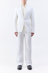 Vista Pant en bouleau doré superfine laine drap de costume