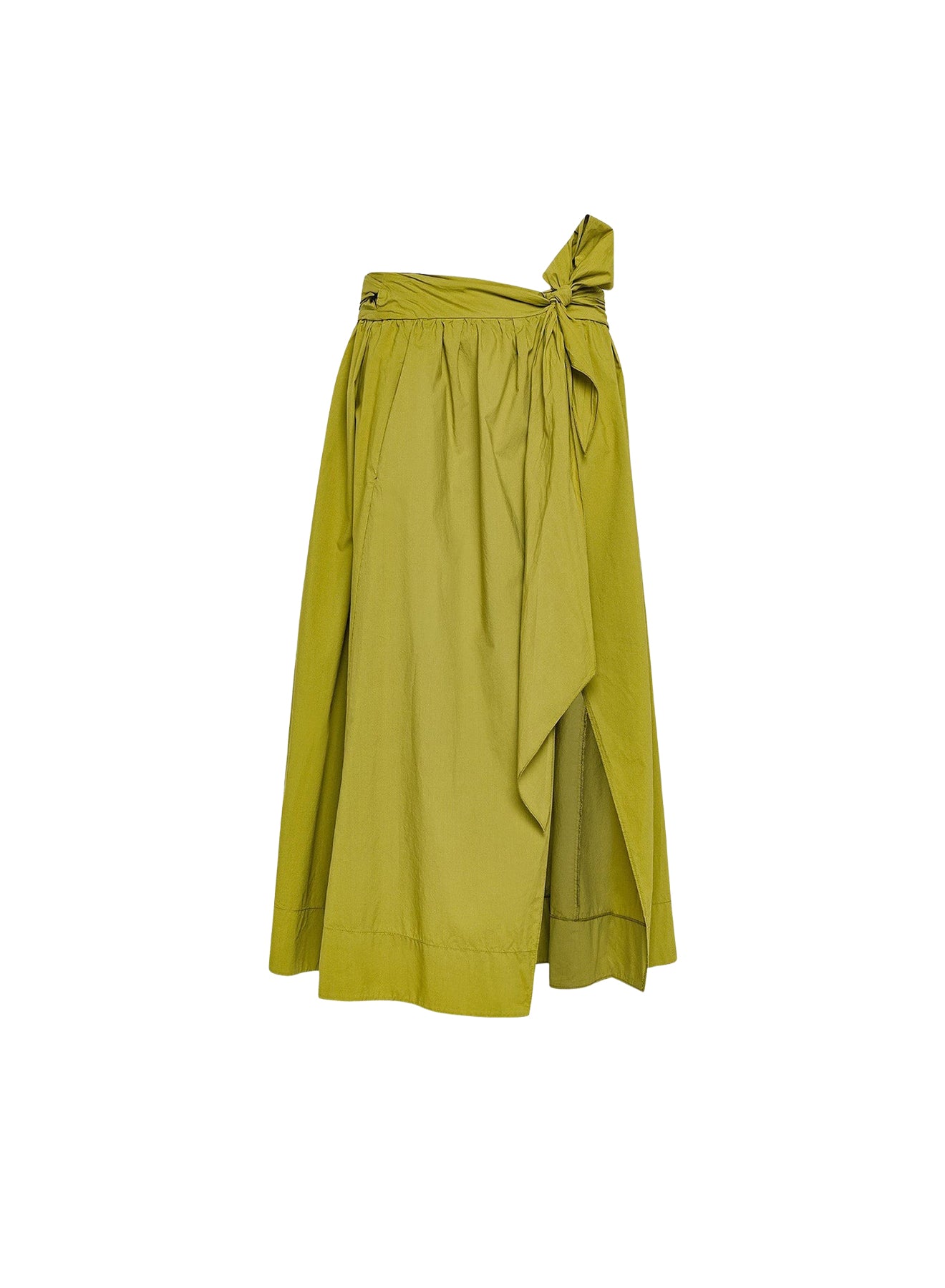 Belted waist skirt - Khaki