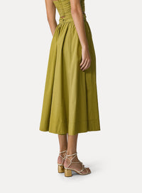 Belted waist skirt - Khaki