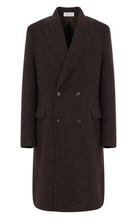 Chocolate / Manteau Mcaffrey en cachemire - Chocolate