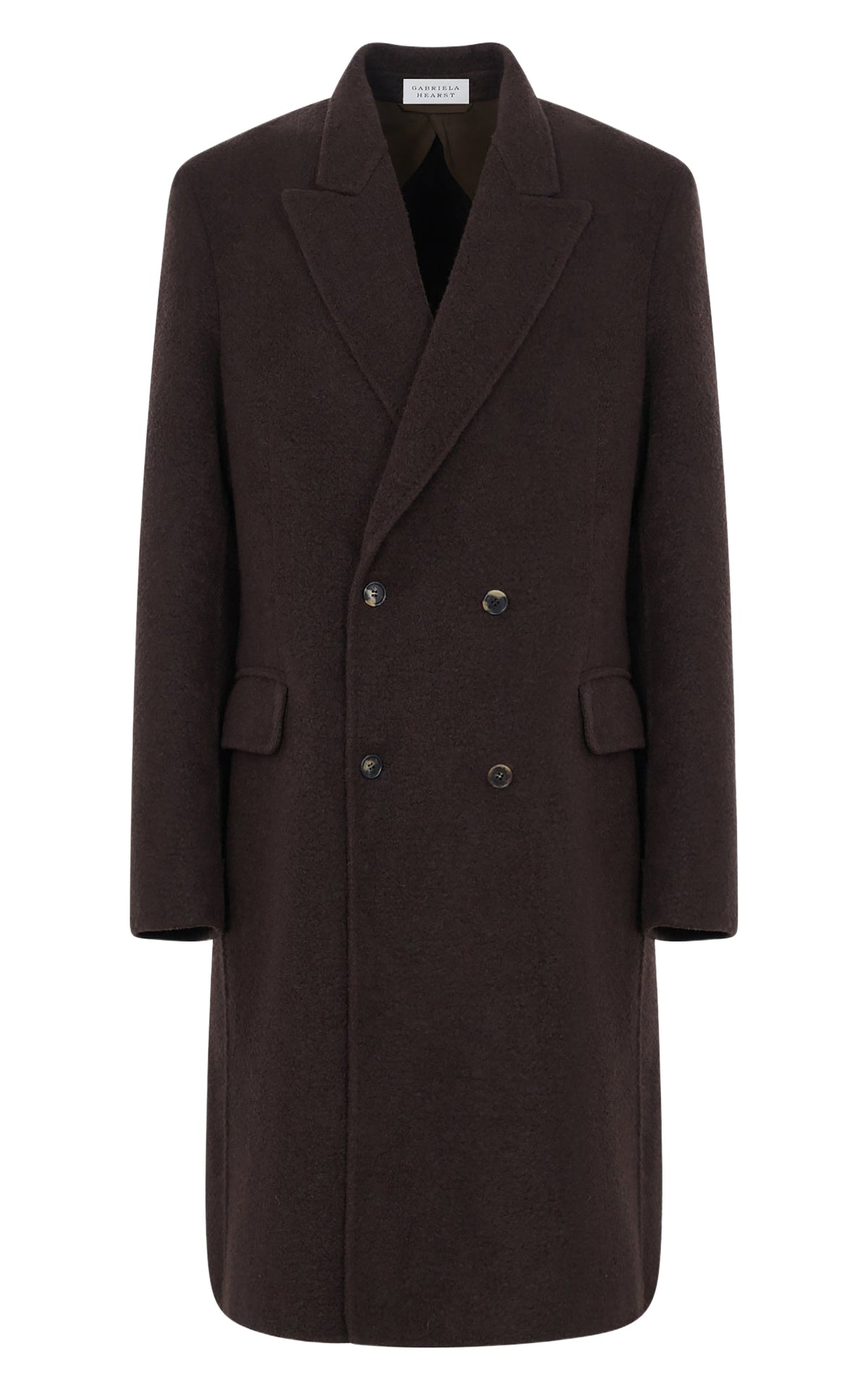 Chocolate / Manteau Mcaffrey en cachemire - Chocolate