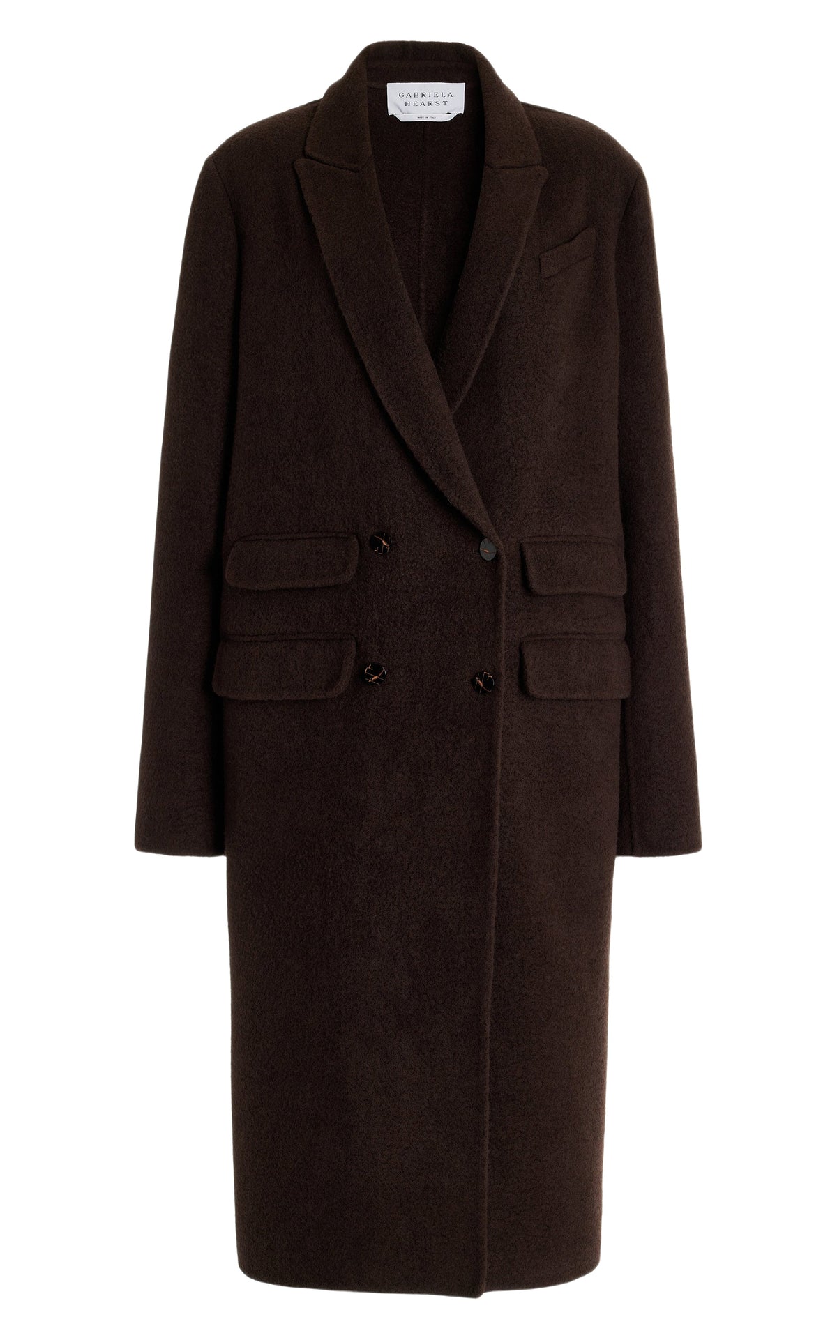 Chocolate / Manteau Reed en cachemire - Chocolate