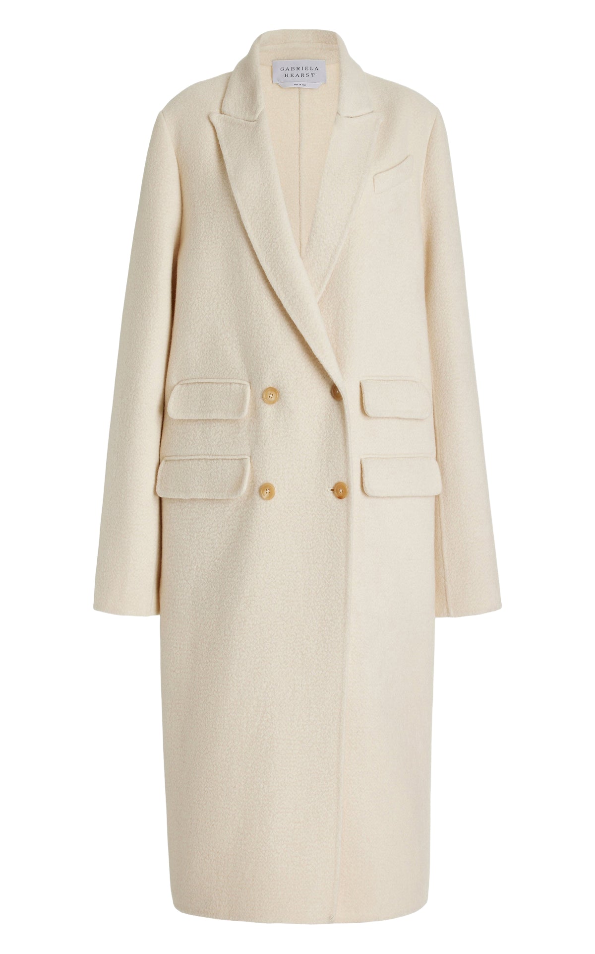 Reed cashmere coat - Ivory