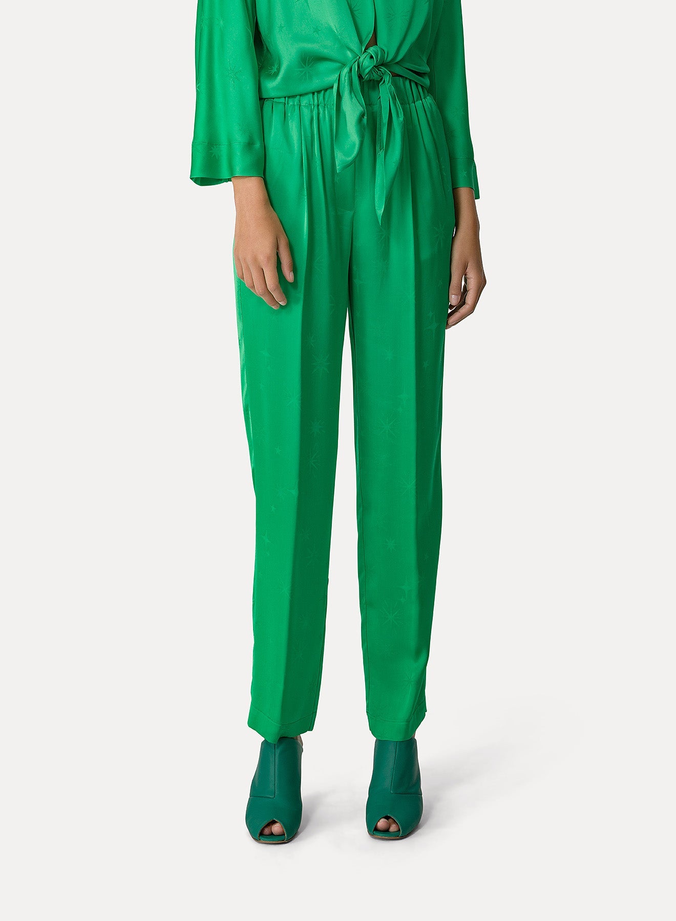 "Star" elasticated trousers - Paradise