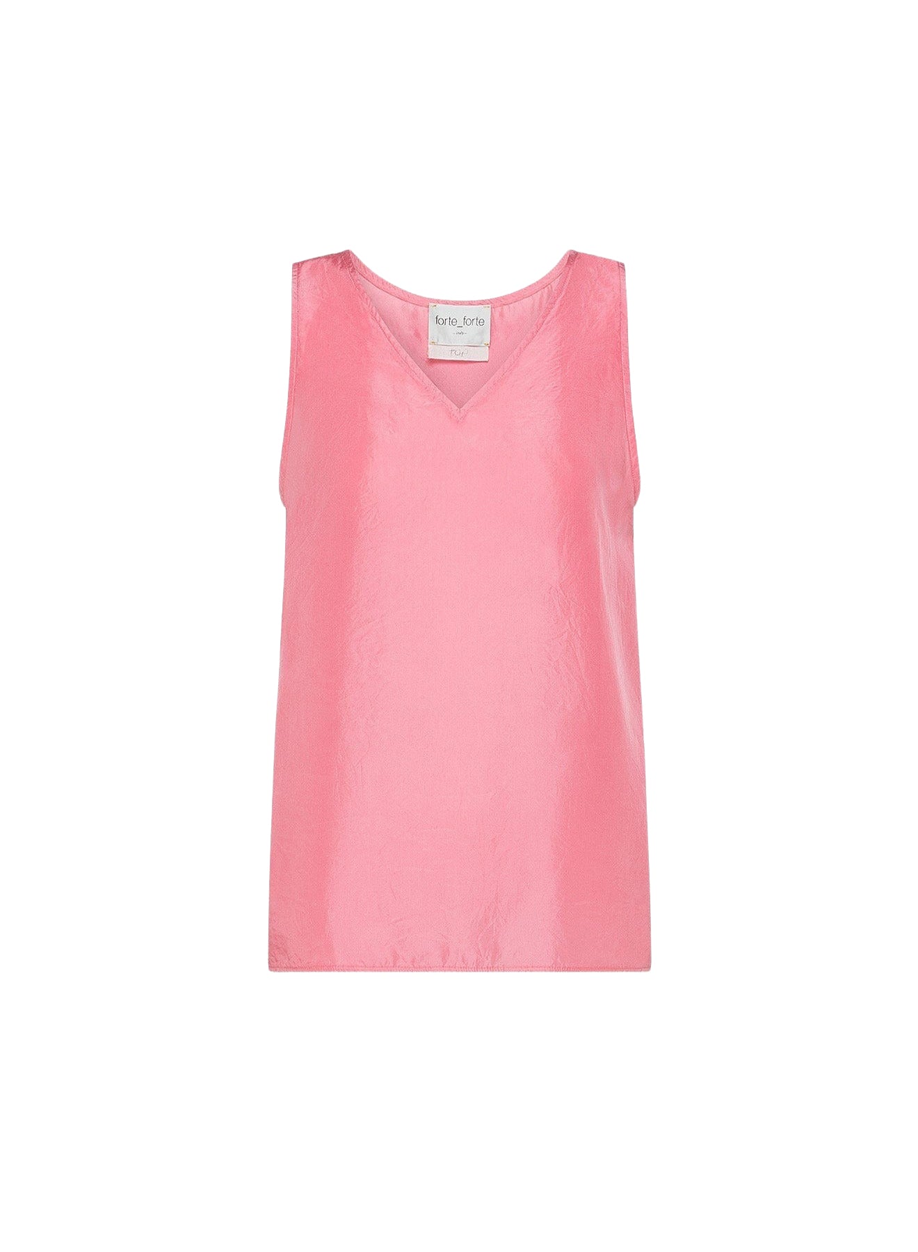 Habotai silk V-neck shirt - Emotion