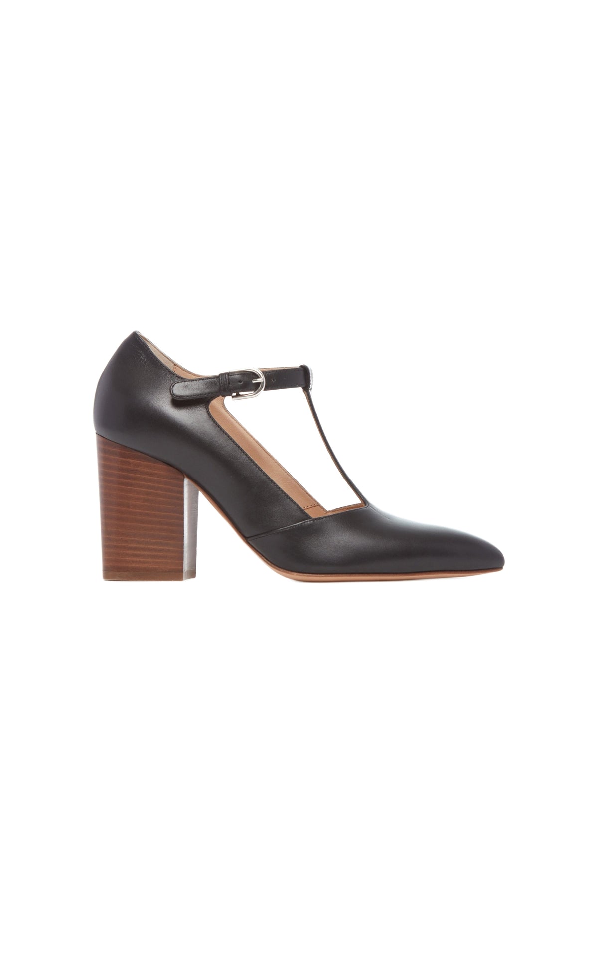 Black / Escarpins Triana 75 en cuir - Black