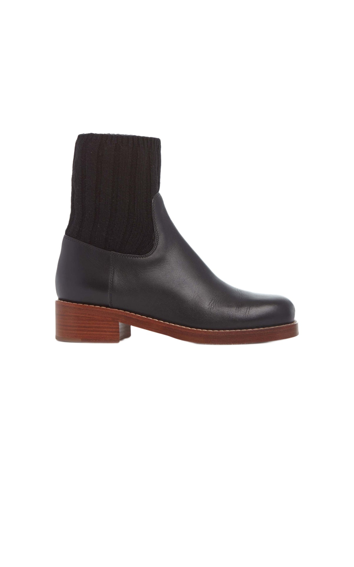 Black / Bottines Hobbes en cuir - Black