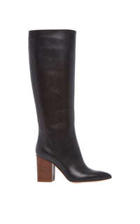 Black / Bottes Sascha 85 en cuir - Black