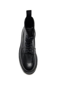 Black / Bottines derby Camilla en cuir - Black