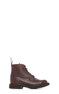Camilla Derby Boot en châtaigne cervo deerskin cuir
