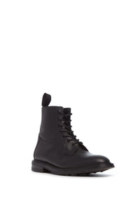 Black / Bottines Calvert à bout lisse en cuir - Black