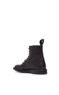Black / Bottines Calvert à bout lisse en cuir - Black