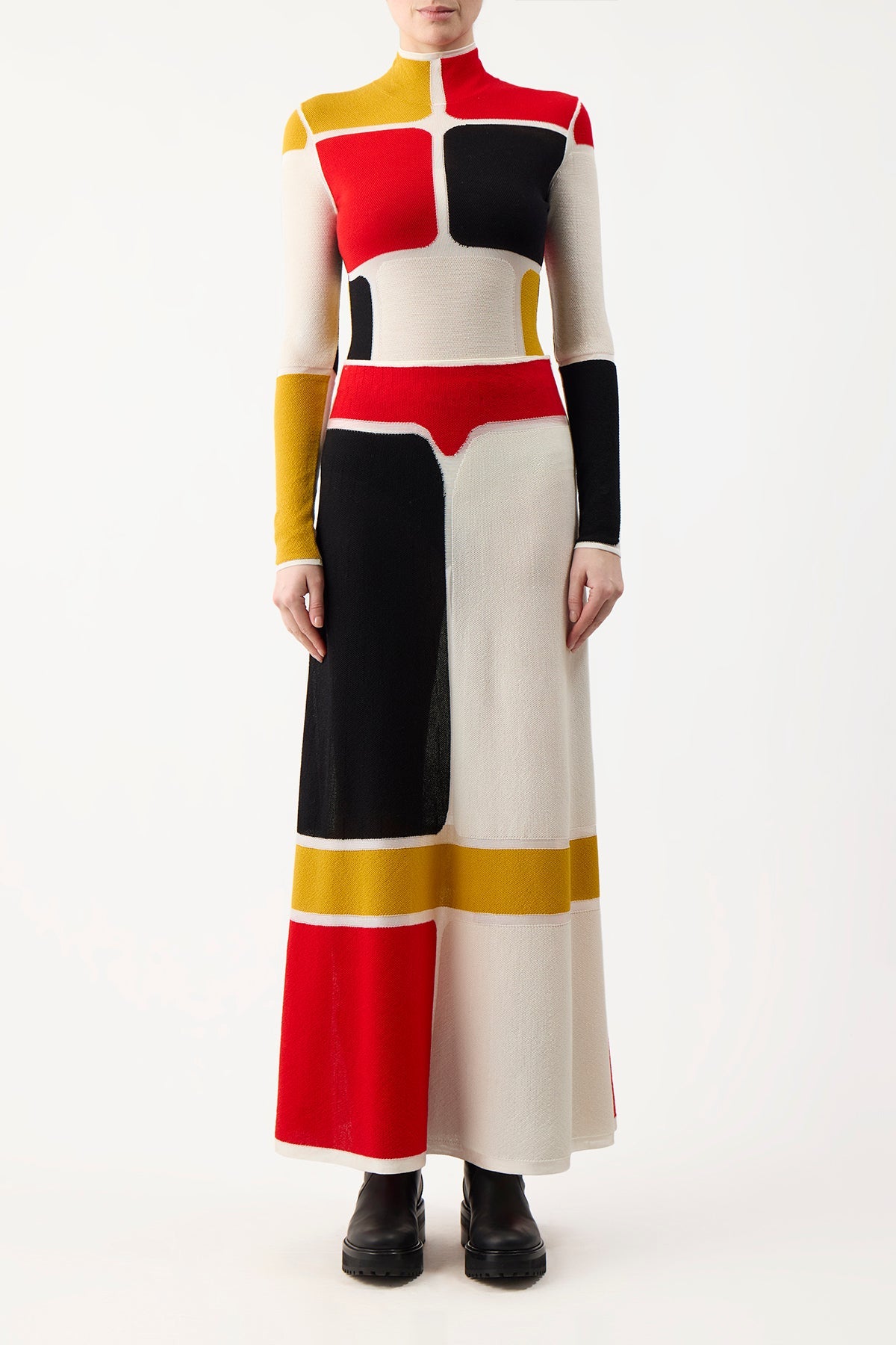 Ivory Multi / Jupe Sammy en laine - Ivory Multi