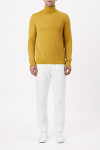 Jermaine Sweater en bouleau doré antilope mérinos fil