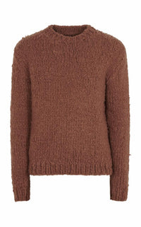 Cognac / Pull Lawrence en cachemire - Cognac